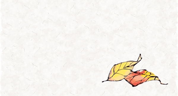 落ち葉　イラスト